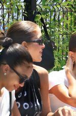 HAILEY BIEBER and LORI HARVEY Out for Lunch in Los Angeles 04/29/2023