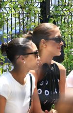 HAILEY BIEBER and LORI HARVEY Out for Lunch in Los Angeles 04/29/2023