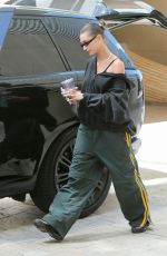 HAILEY BIEBER Leaves a Meeting at Office Building in Beverly Hills 05/02/2023