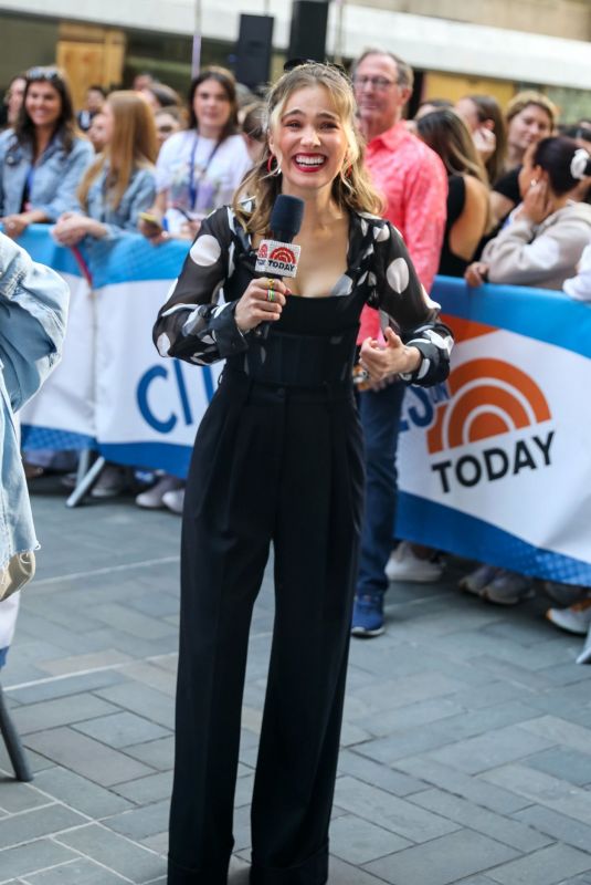 HALEY LU RICHARDSON at Today Show at Rockefeller Plaza in New York 05/12/2023