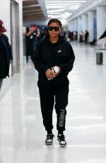HALLE BAILEY Arrives at Airport in Los Angeles 05/20/2023