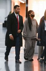 HALLE BAILEY Arrives at JFK Airport in New York 04/29/2023