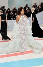 HALLE BAILEY at 2023 Met Gala Celebrating Karl Lagerfeld: A Line of Beauty in New York 05/01/2023
