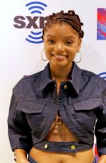 HALLE BAILEY at Siriusxm Hollywood Studio in Los Angeles 05/04/2023