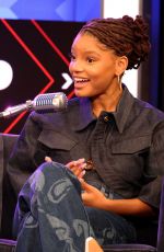 HALLE BAILEY at Siriusxm Hollywood Studio in Los Angeles 05/04/2023