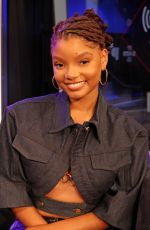 HALLE BAILEY at Siriusxm Hollywood Studio in Los Angeles 05/04/2023