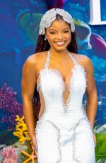 HALLE BAILEY at The Little Mermaid Premiere in London 05/15/2023
