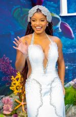 HALLE BAILEY at The Little Mermaid Premiere in London 05/15/2023