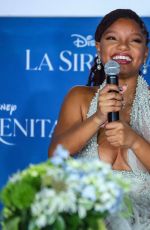 HALLE BAILEY at The Little Mermaid Premiere in Mexico City 05/11/2023