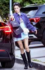 HALSEY Arrives at Her Home After Shopping at Chanel Store in Los Angeles 05/05/2023