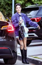 HALSEY Arrives at Her Home After Shopping at Chanel Store in Los Angeles 05/05/2023