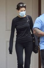 HALSEY Leaves Epione Cosmetic Dermatology Center in Beverly Hills 05/19/2023