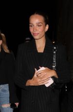 HANA CROSS Arrives at Chiltern Firehouse in London 05/12/2023