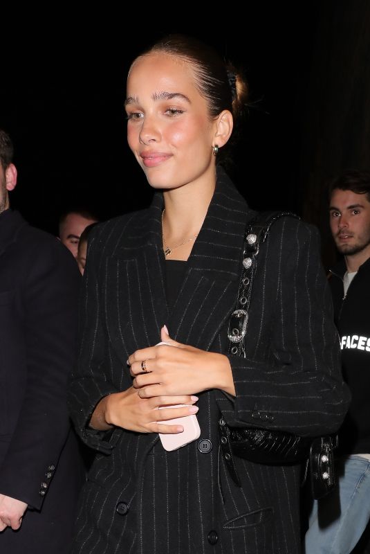 HANA CROSS Arrives at Chiltern Firehouse in London 05/12/2023