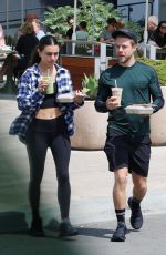HAYLEY ERBERT and Derek Hough at Erewhon Market in Los Angeles 05/21/2023