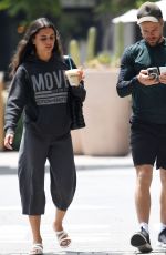 HAYLEY ERBERT and Derek Hough Out for Smoothies at Erewhon Market in Los Angeles 05/15/2023
