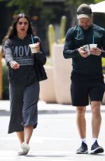 HAYLEY ERBERT and Derek Hough Out for Smoothies at Erewhon Market in Los Angeles 05/15/2023