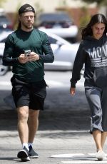 HAYLEY ERBERT and Derek Hough Out for Smoothies at Erewhon Market in Los Angeles 05/15/2023