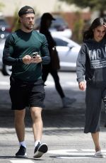 HAYLEY ERBERT and Derek Hough Out for Smoothies at Erewhon Market in Los Angeles 05/15/2023