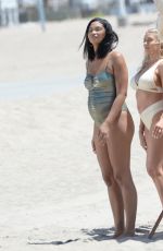 HEATHER RAE YOUNG and BRITTANY CATWRIGHT in Bikinis at a Beach Photoshoot in Playa Del Rey 05/03/2023