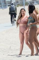 HEATHER RAE YOUNG and BRITTANY CATWRIGHT in Bikinis at a Beach Photoshoot in Playa Del Rey 05/03/2023
