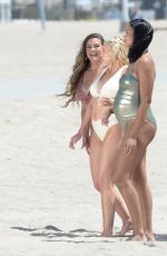 HEATHER RAE YOUNG and BRITTANY CATWRIGHT in Bikinis at a Beach Photoshoot in Playa Del Rey 05/03/2023