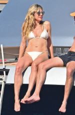 HEIDI KLUM in Bikini at a Yacht in South of France 05/30/2023