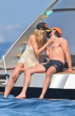 HEIDI KLUM in Bikini at a Yacht in South of France 05/30/2023