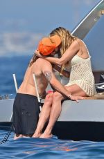 HEIDI KLUM in Bikini at a Yacht in South of France 05/30/2023