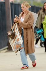 HILARY DUFF Arrives at Her Son
