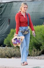 HILARY DUFF Arrives at Mother
