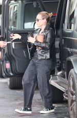 HILARY DUFF Heading to a Skin Care Clinic in Beverly Hills 05/08/2023