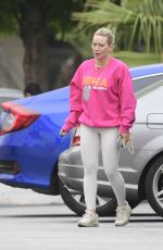 HILARY DUFF Out and About in Los Angeles 05/22/2023