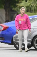 HILARY DUFF Out and About in Los Angeles 05/22/2023