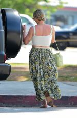 HILARY DUFF Out for Iced Coffee and Snack in Los Angeles 05/18/2023