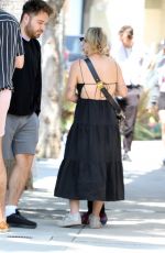 HILARY DUFF Out for Lunch with Family in Los Angeles 05/13/2023