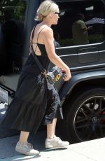 HILARY DUFF Out for Lunch with Family in Los Angeles 05/13/2023