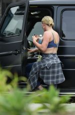 HILARY DUFF Out for Smoothie After a Workout in Los Angeles 05/26/2023