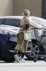 HILARY DUFF Out Shopping at Bristol Farms in Los Angeles 05/17/2023