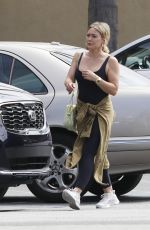 HILARY DUFF Out Shopping at Bristol Farms in Los Angeles 05/17/2023