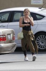 HILARY DUFF Out Shopping at Bristol Farms in Los Angeles 05/17/2023