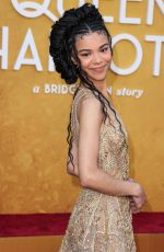INDIA AMARTEIFIO at Queen Charlotte: A Bridgerton Story Premiere in Westwood 04/26/2023