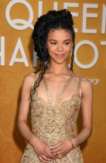 INDIA AMARTEIFIO at Queen Charlotte: A Bridgerton Story Premiere in Westwood 04/26/2023