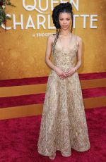 INDIA AMARTEIFIO at Queen Charlotte: A Bridgerton Story Premiere in Westwood 04/26/2023