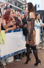 IRINA SHAYK Arrives at Hotel Martinez in Cannes 05/22/2023