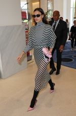 IRINA SHAYK Arrives at Martinez Hotel in Cannes 05/22/2023