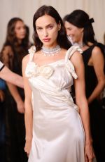 IRINA SHAYK at 2023 Met Gala Celebrating Karl Lagerfeld: A Line of Beauty in New York 05/01/2023