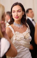 IRINA SHAYK at 2023 Met Gala Celebrating Karl Lagerfeld: A Line of Beauty in New York 05/01/2023