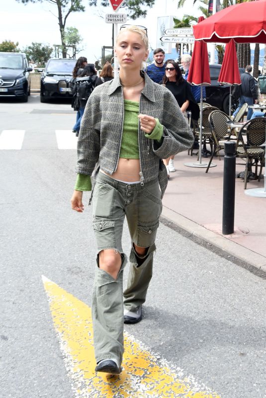 IRIS LAW Leaves Hotel Martinez in Cannes 05/18/2023