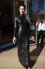 ISABELI FONTANA Leaves Hotel Martinez in Cannes 05/27/2023